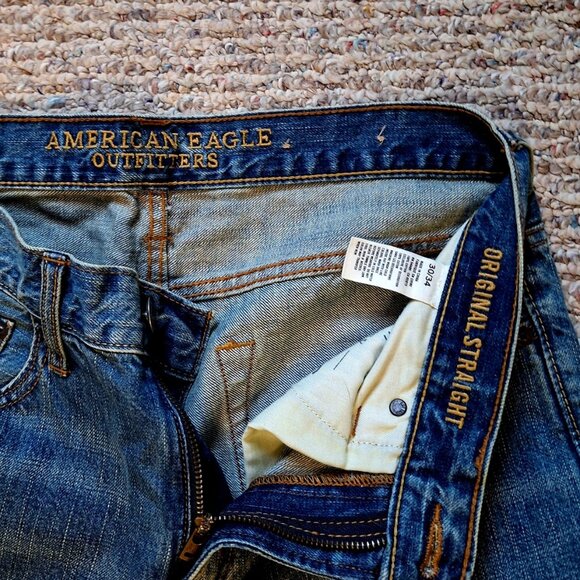 American Eagle Jeans Original Straight 30/34 - Picture 3 of 5